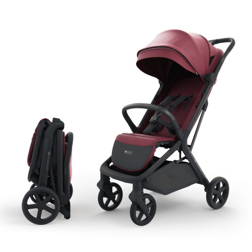 Premium Καρότσι Πόλης με Autofolding Kinderkraft NUBI 3 Burgundy