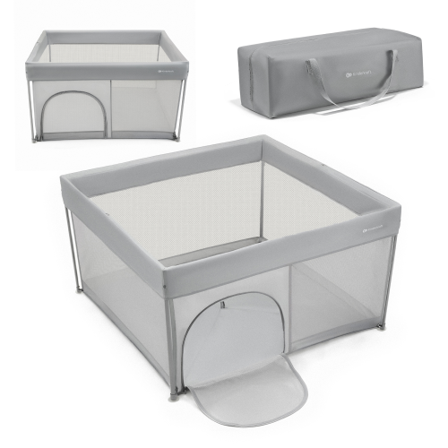 Παιδικό Πάρκο Τετράγωνο ZIKI Grey 126x126εκ. Kinderkraft 