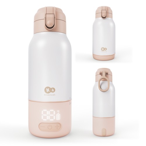 Φορητός Θερμαντήρας Γάλακτος & Θερμός 2 σε 1 500 ml Kinderkraft GAJA Beige