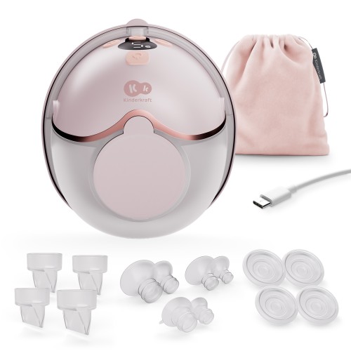 Μονό Ηλεκτρικό Θήλαστρο με 4 Λειτουργίες Kinderkraft MAMAFLOW Pink