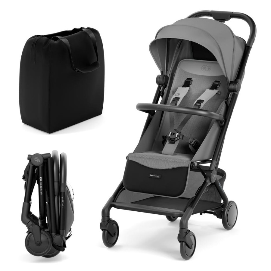 Καρότσι Ταξιδιού Cabin Size έως 22 kg Kinderkraft PILOT 2 Grey