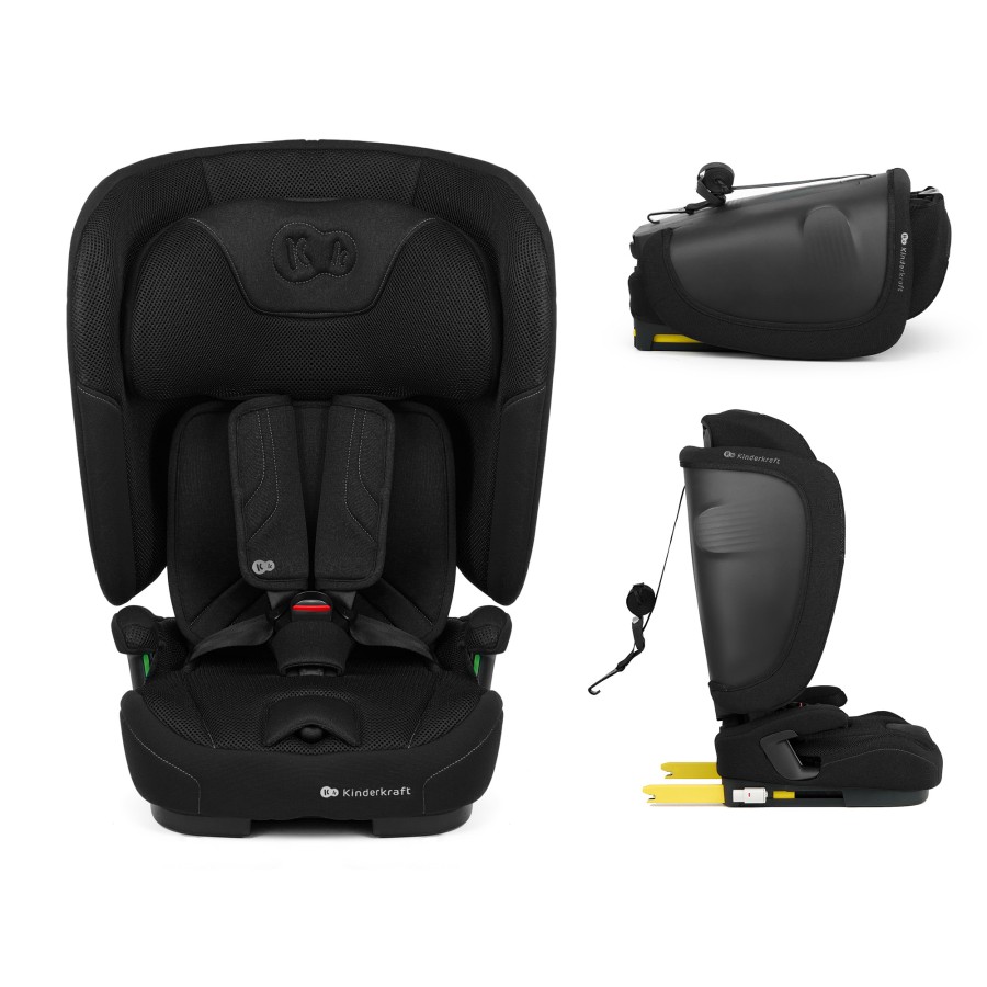 Παιδικό Κάθισμα Αυτοκινήτου Kinderkraft FIX2GO i-Size Black 76-150cm (15 μηνών-12 ετών)