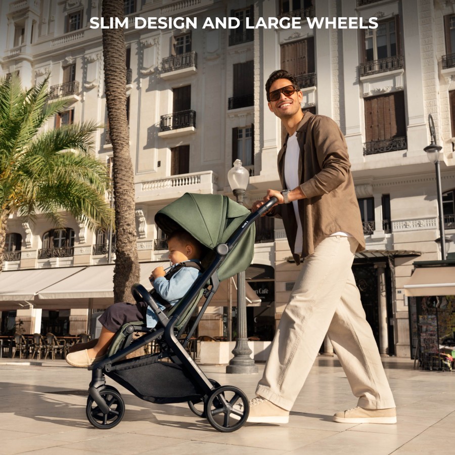 Premium Καρότσι Πόλης με Autofolding Kinderkraft NUBI 3 Beige