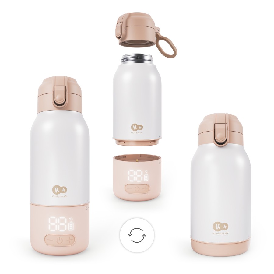 Φορητός Θερμαντήρας Γάλακτος & Θερμός 2 σε 1 500 ml Kinderkraft GAJA Beige