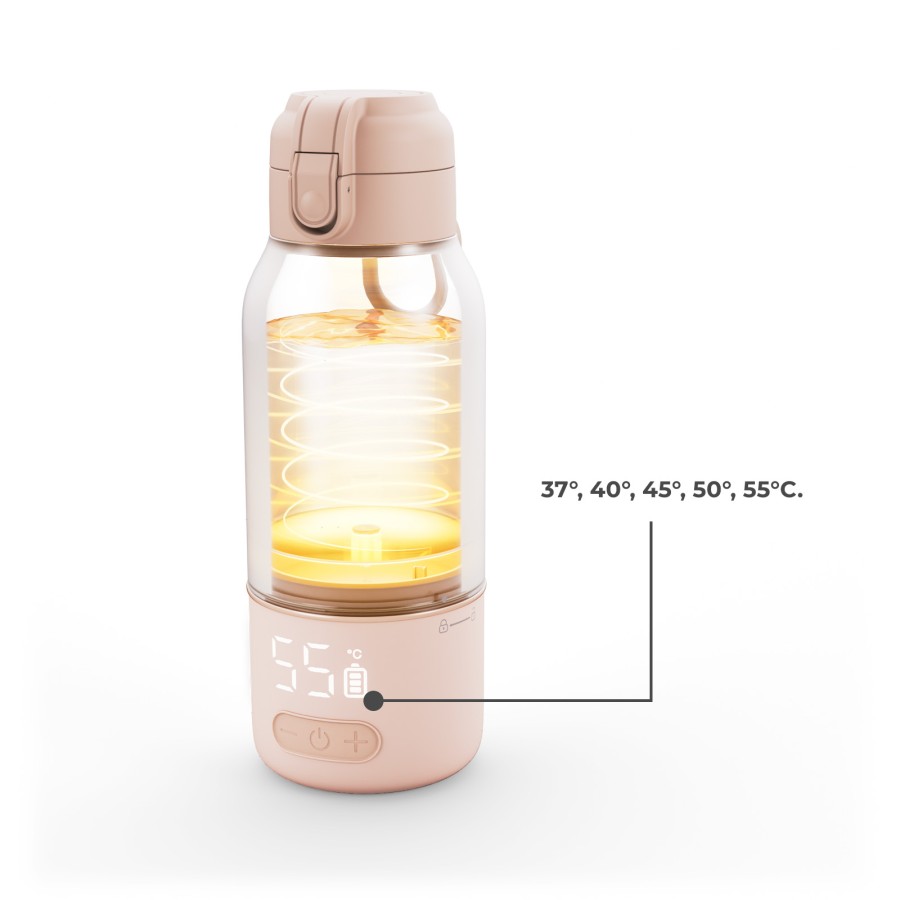 Φορητός Θερμαντήρας Γάλακτος & Θερμός 2 σε 1 500 ml Kinderkraft GAJA Beige