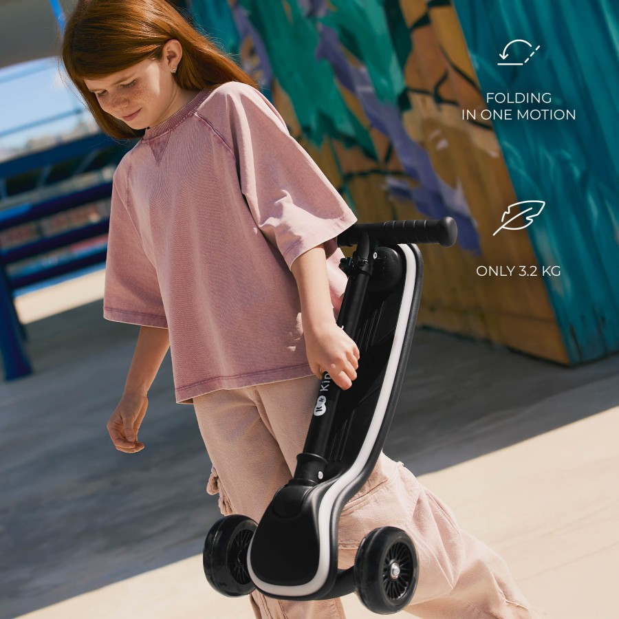Παιδικό Τρίκυκλο Πατίνι με LED Φωτισμό Kinderkraft Raket Pink