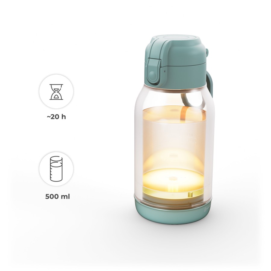 Φορητός Θερμαντήρας Γάλακτος & Θερμός 2 σε 1 500 ml Kinderkraft GAJA Green
