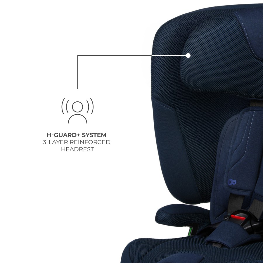 Παιδικό Κάθισμα Αυτοκινήτου Kinderkraft FIX2GO i-Size Navy 76-150cm (15 μηνών-12 ετών)