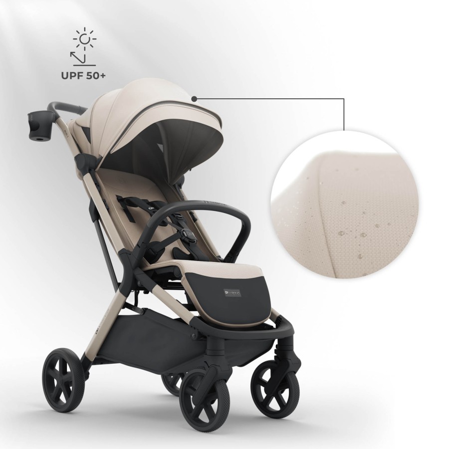Premium Καρότσι Πόλης με Autofolding Kinderkraft NUBI 3 Beige