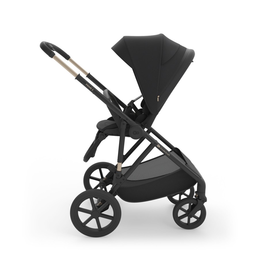 Παιδικό Σύστημα Μεταφοράς 3 σε 1 Kinderkraft PRIME 3 Black με Κάθισμα Αυτοκινήτου & Πορτ-Μπεμπέ