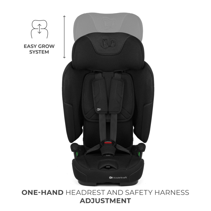 Παιδικό Κάθισμα Αυτοκινήτου Kinderkraft FIX2GO i-Size Black 76-150cm (15 μηνών-12 ετών)