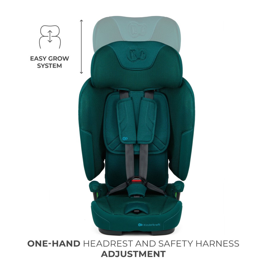 Παιδικό Κάθισμα Αυτοκινήτου Kinderkraft FIX2GO i-Size Green 76-150cm (15 μηνών-12 ετών)
