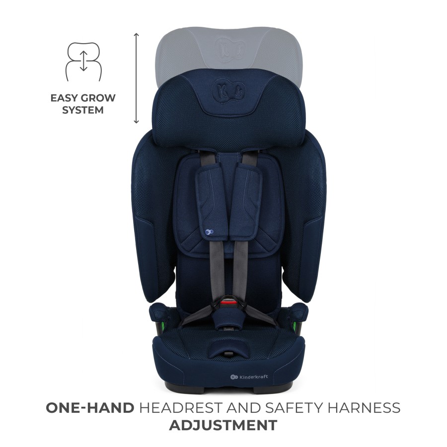 Παιδικό Κάθισμα Αυτοκινήτου Kinderkraft FIX2GO i-Size Navy 76-150cm (15 μηνών-12 ετών)