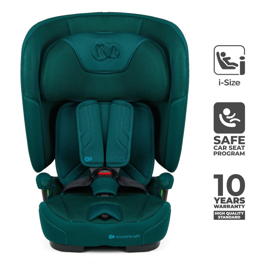Παιδικό Κάθισμα Αυτοκινήτου Kinderkraft FIX2GO i-Size Green 76-150cm (15 μηνών-12 ετών)