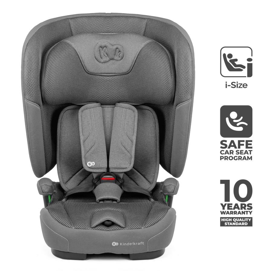 Παιδικό Κάθισμα Αυτοκινήτου Kinderkraft FIX2GO i-Size Grey 76-150cm (15 μηνών-12 ετών)