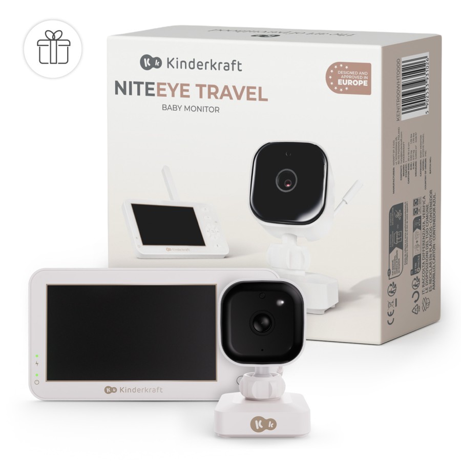 Φορητό Baby Monitor Χωρίς Wi-Fi με Οθόνη 4.3" Kinderkraft NITEEYE TRAVEL 