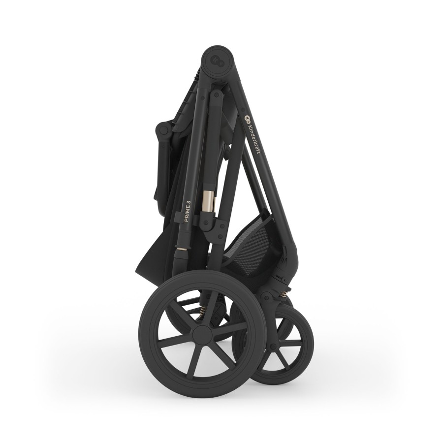 Παιδικό Σύστημα Μεταφοράς 3 σε 1 Kinderkraft PRIME 3 Black με Κάθισμα Αυτοκινήτου & Πορτ-Μπεμπέ
