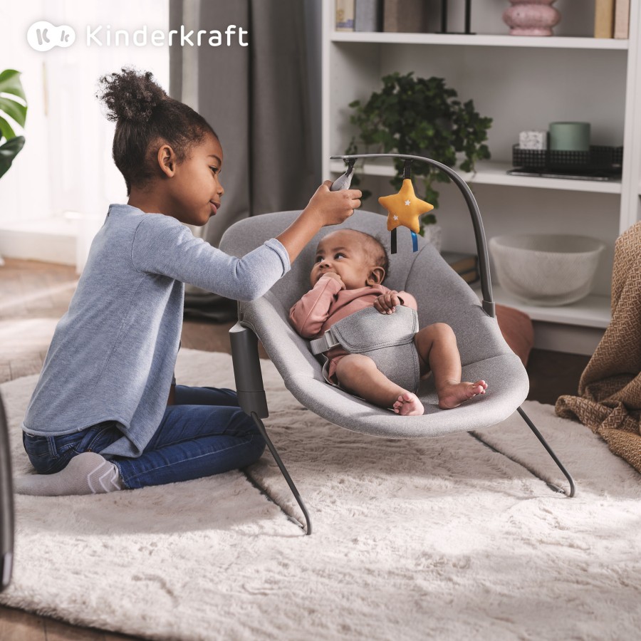 Σετ Καρέκλα Φαγητού - Ρηλάξ 2 Σε 1 Kinderkraft ENOCK + CALMEE Natural