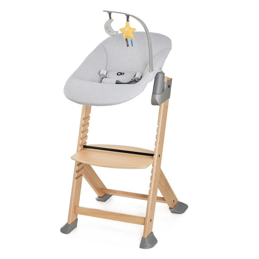 Σετ Καρέκλα Φαγητού - Ρηλάξ 2 Σε 1 Kinderkraft ENOCK + CALMEE Natural