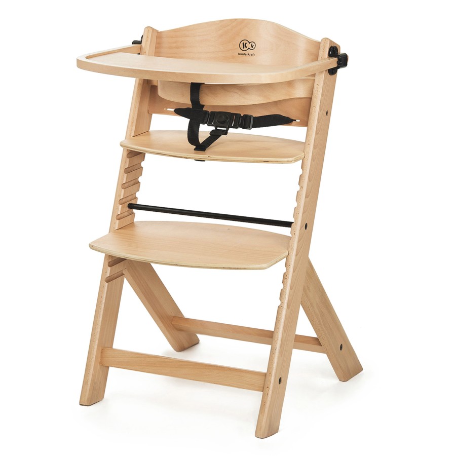 Σετ Καρέκλα Φαγητού - Ρηλάξ 2 Σε 1 Kinderkraft ENOCK + CALMEE Natural