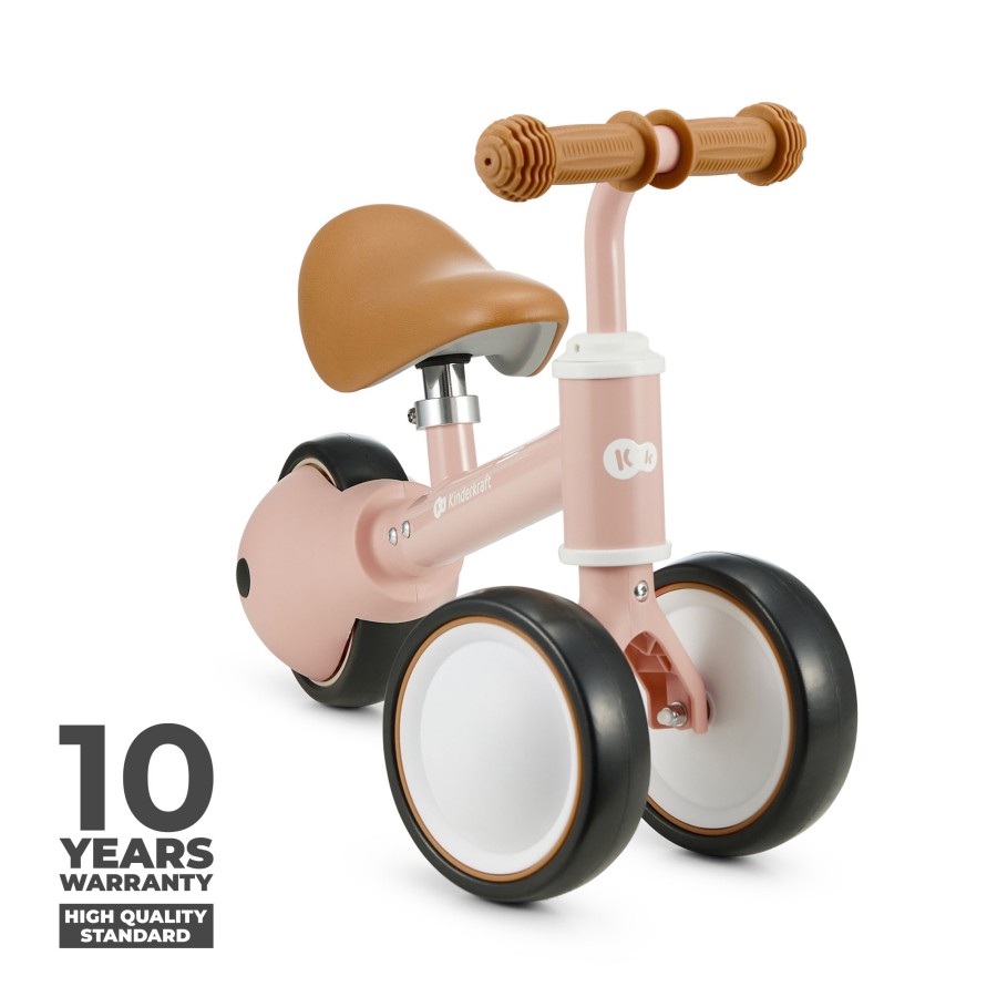 Παιδικό Τρίκυκλο Ποδήλατο Ισορροπίας Kinderkraft Mini CUTIE Light Pink