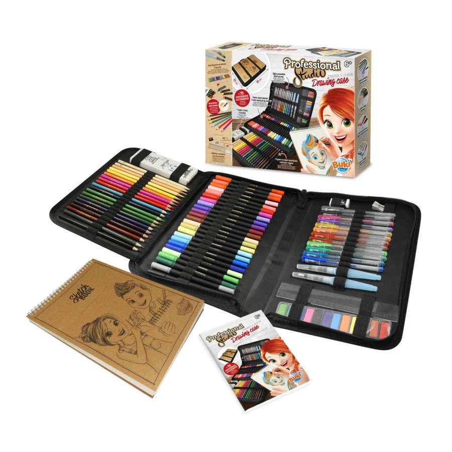 Buki France Παιδικό Εργαστήριο Ζωγραφικής Professional Studio Drawing Case