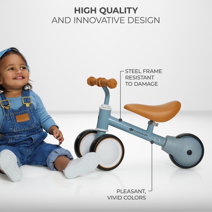Παιδικό Τρίκυκλο Ποδήλατο Ισορροπίας Kinderkraft Mini CUTIE Beige