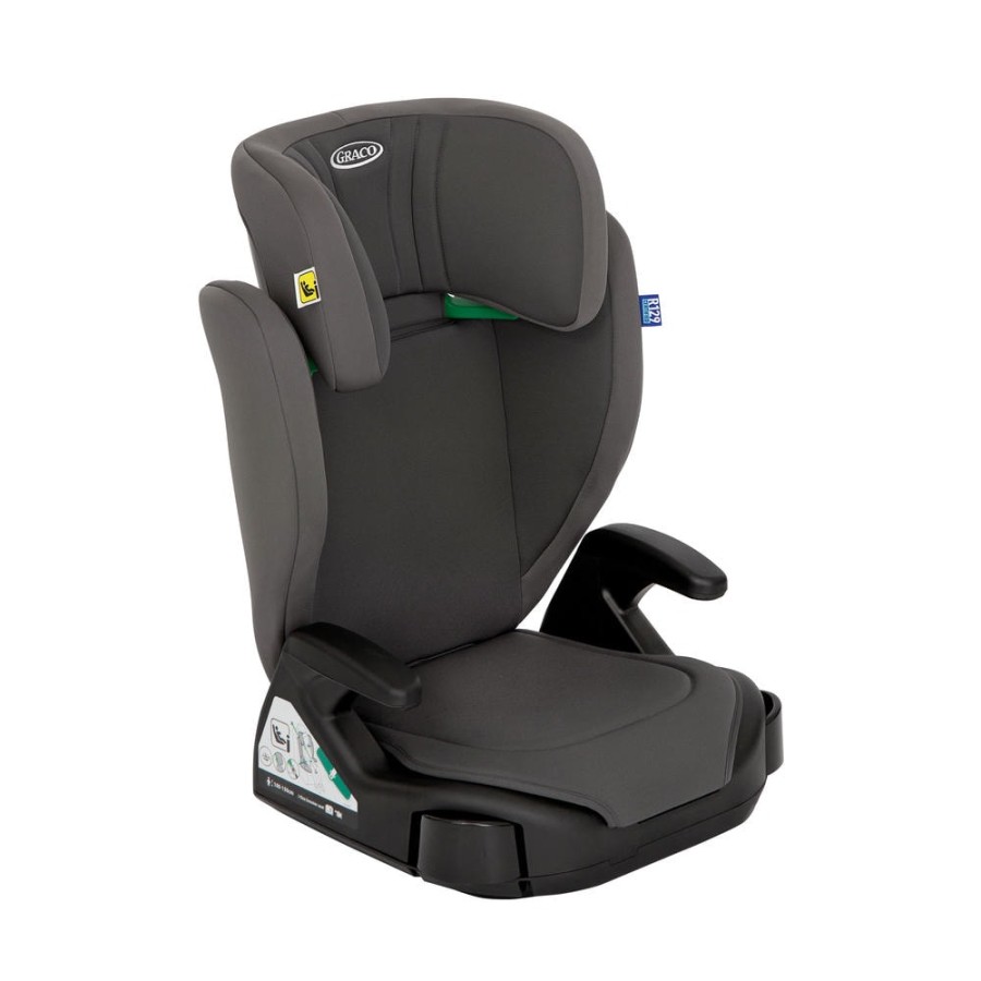 Παιδικό Κάθισμα Αυτοκινήτου GRACO Junior Maxi i-Size R129 Iron 100-150cm (15-36 κιλά)