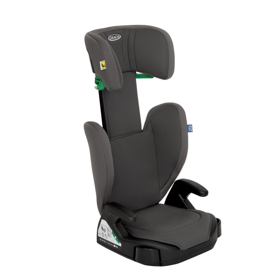 Παιδικό Κάθισμα Αυτοκινήτου GRACO Junior Maxi i-Size R129 Iron 100-150cm (15-36 κιλά)