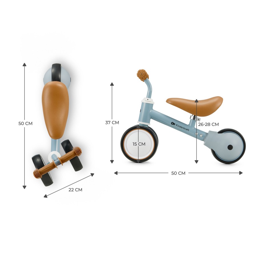 Παιδικό Τρίκυκλο Ποδήλατο Ισορροπίας Kinderkraft Mini CUTIE Nordic Breeze