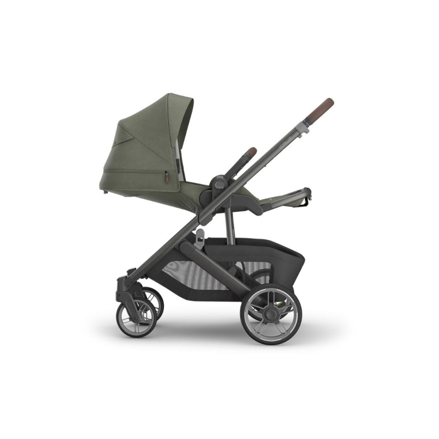 UPPAbaby Cruz V3 Βρεφικό Καρότσι Evelyn Meadow Green Graphite Frame