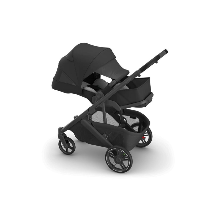 UPPAbaby Cruz V3 Βρεφικό Καρότσι James Black Carbon Frame με Black Leather