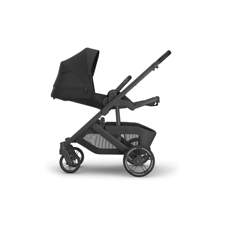 UPPAbaby Cruz V3 Βρεφικό Καρότσι James Black Carbon Frame με Black Leather