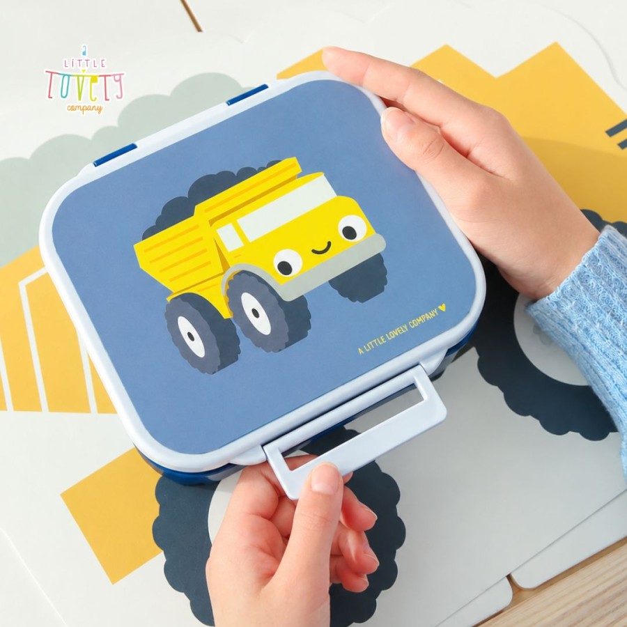 Παιδικό Δοχείο Φαγητού Bento με Χωρίσματα 900ml A Little Lovely Company Dump Truck
