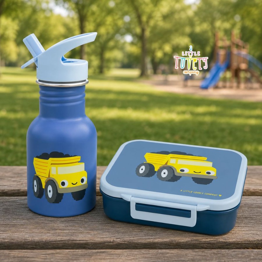 Παιδικό Δοχείο Φαγητού Bento με Χωρίσματα 900ml A Little Lovely Company Dump Truck