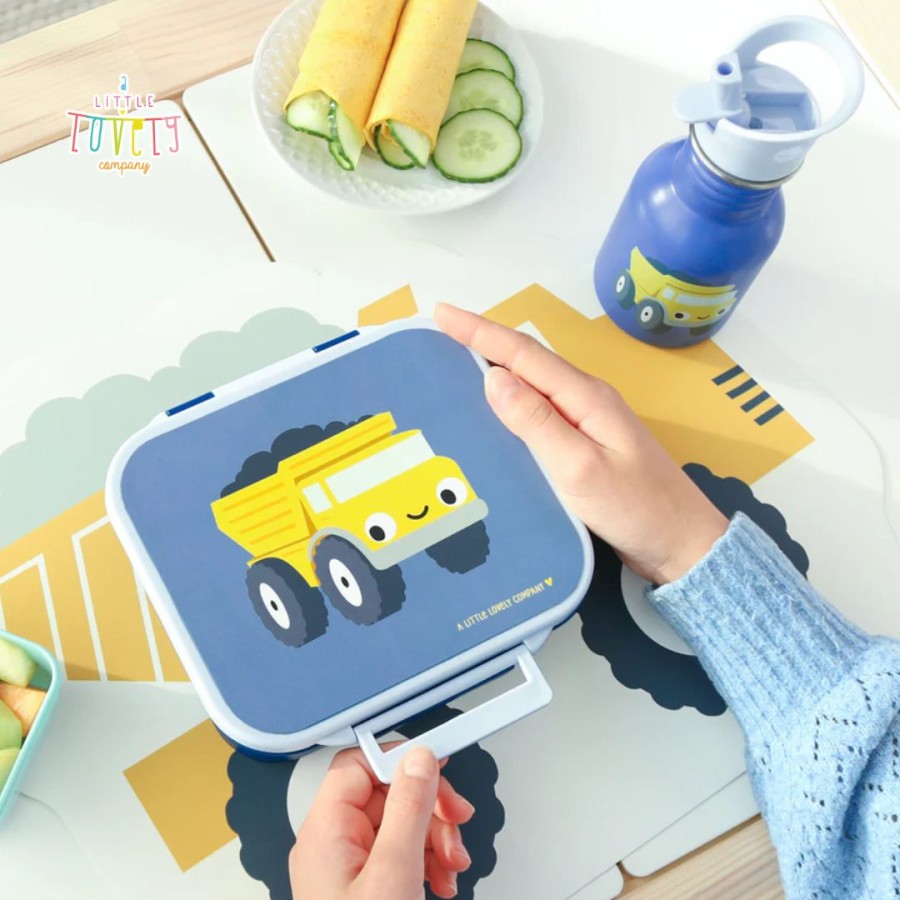 Παιδικό Δοχείο Φαγητού Bento με Χωρίσματα 900ml A Little Lovely Company Dump Truck