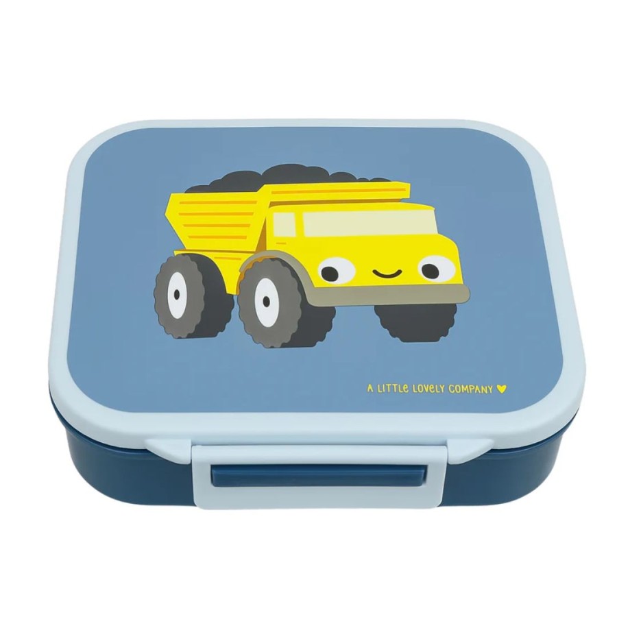 Παιδικό Δοχείο Φαγητού Bento με Χωρίσματα 900ml A Little Lovely Company Dump Truck