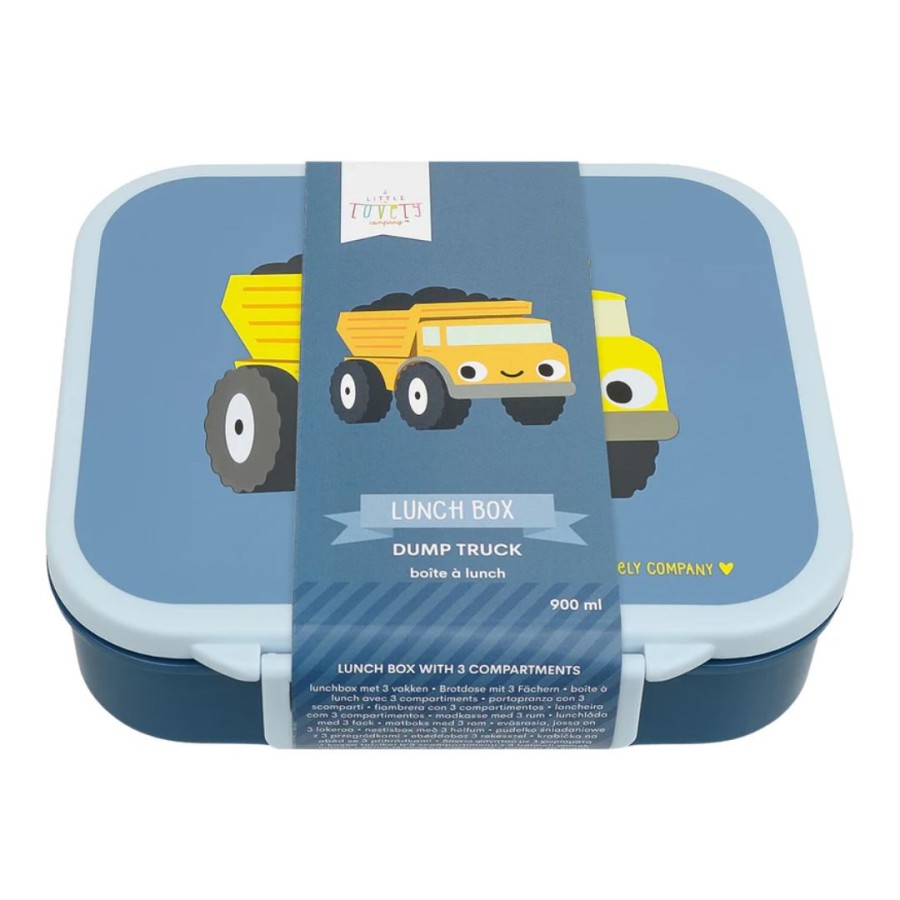 Παιδικό Δοχείο Φαγητού Bento με Χωρίσματα 900ml A Little Lovely Company Dump Truck