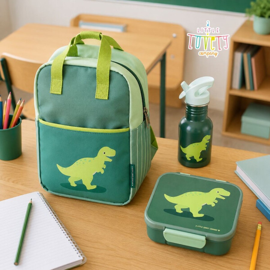 Παιδικό Δοχείο Φαγητού Bento με Χωρίσματα 900ml A Little Lovely Company Dinosaur