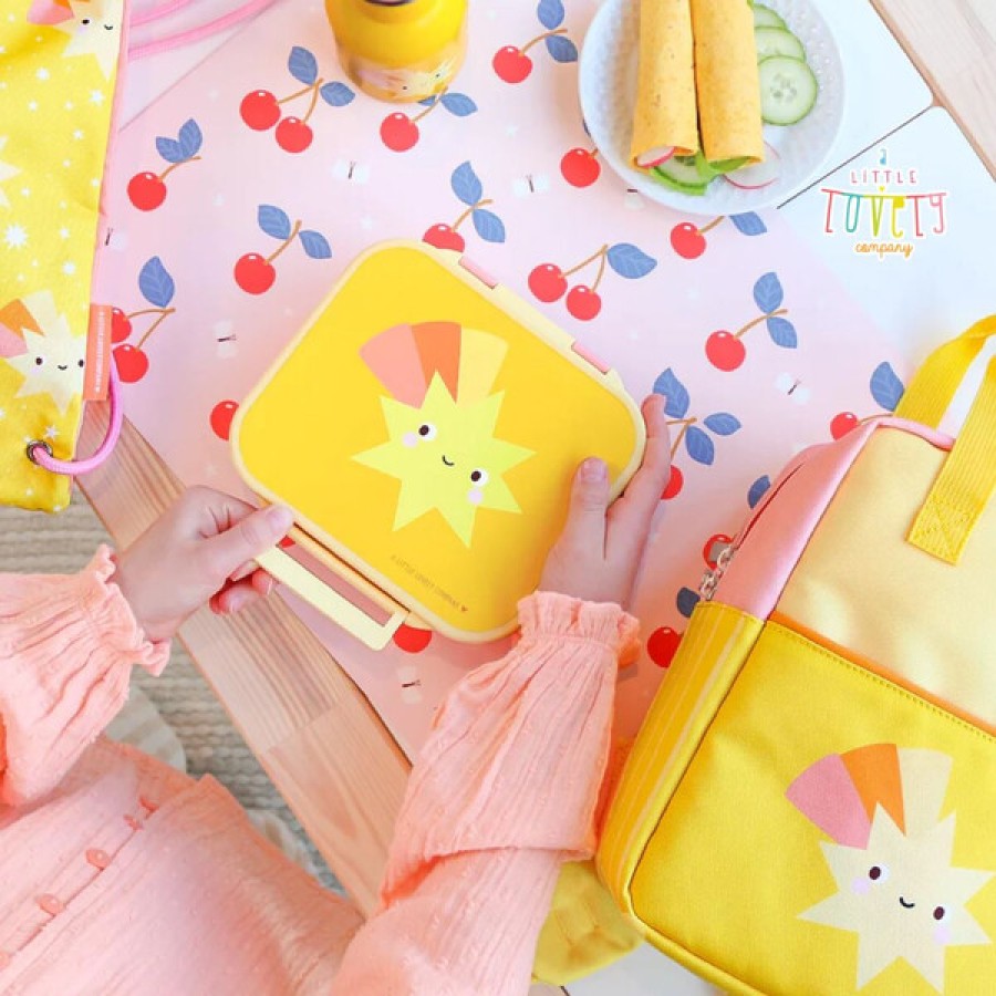 Παιδικό Δοχείο Φαγητού Bento με Χωρίσματα 900ml A Little Lovely Company Shooting Star