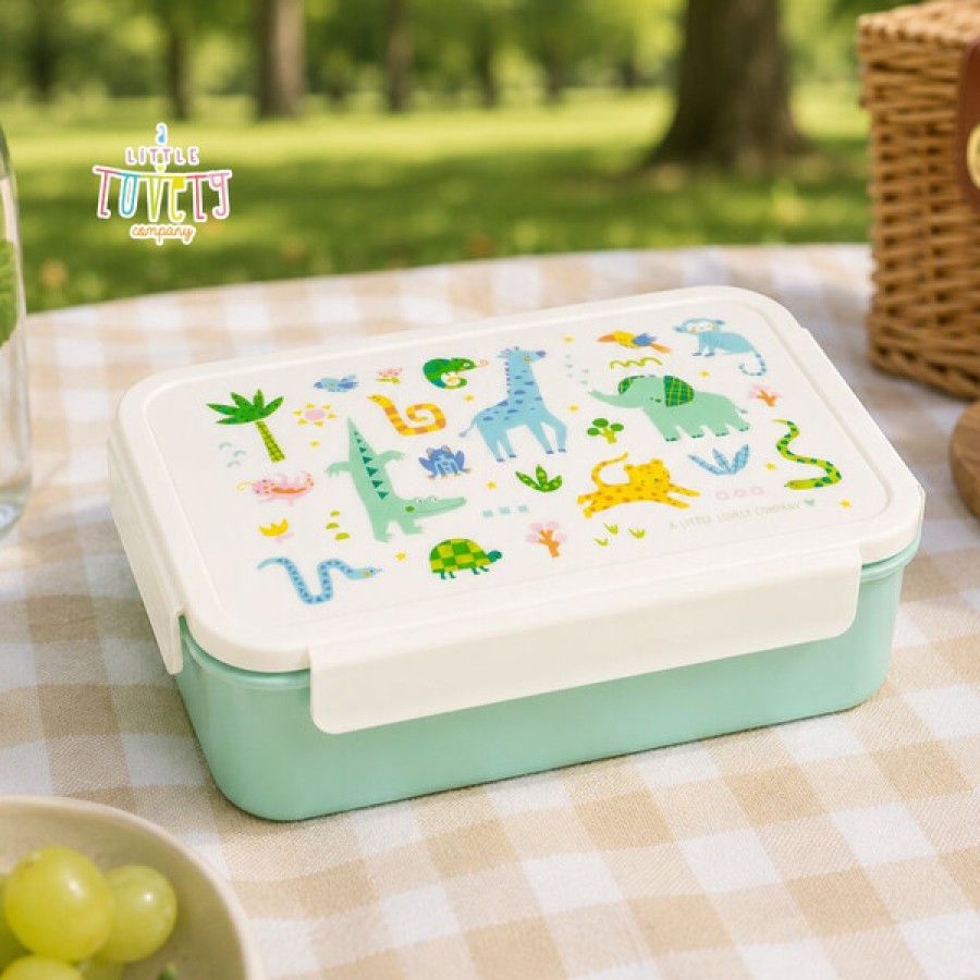 Παιδικό Δοχείο Φαγητού Bento με Χωρίσματα 1.2L A Little Lovely Company Hearts