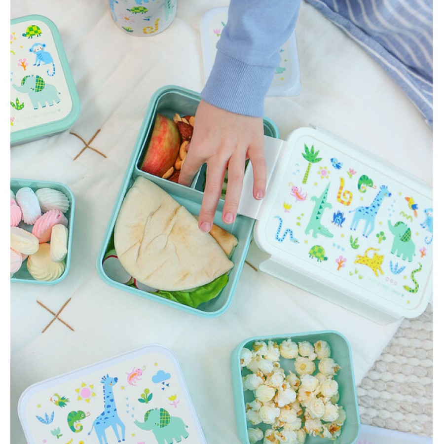 Παιδικό Δοχείο Φαγητού Bento με Χωρίσματα 1.2L A Little Lovely Company Hearts