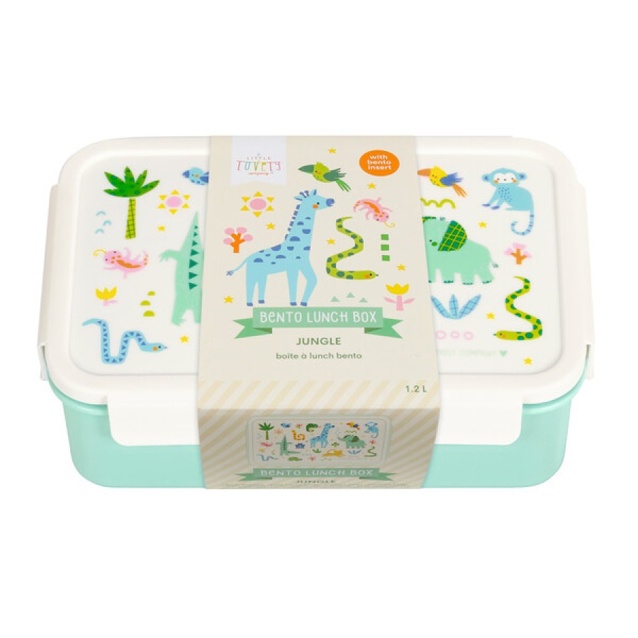Παιδικό Δοχείο Φαγητού Bento με Χωρίσματα 1.2L A Little Lovely Company Hearts