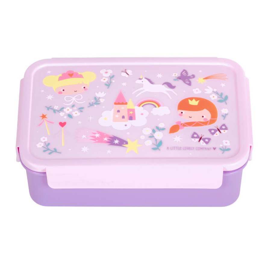 Παιδικό Δοχείο Φαγητού Bento με Χωρίσματα 1.2L A Little Lovely Company Princesses