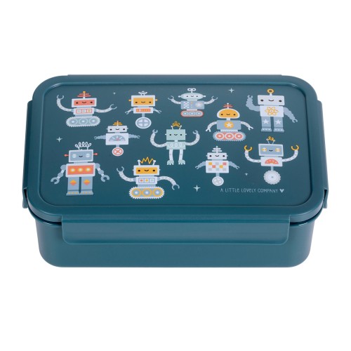 Παιδικό Δοχείο Φαγητού Bento με Χωρίσματα 1.2L A Little Lovely Company Robots