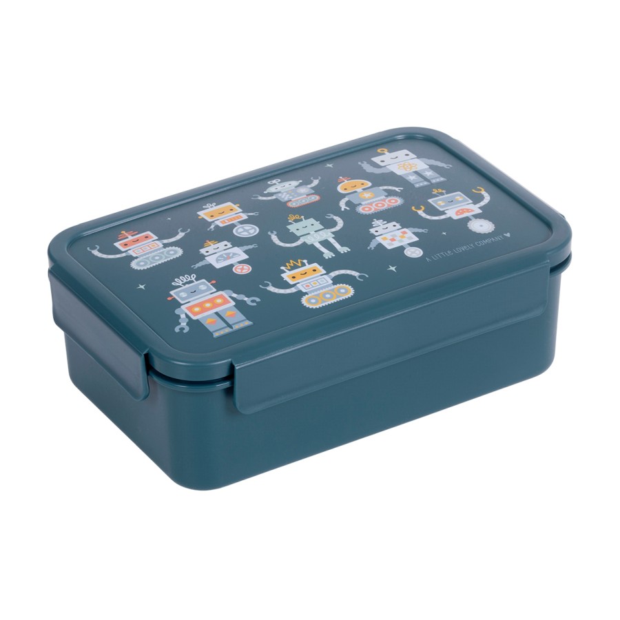 Παιδικό Δοχείο Φαγητού Bento με Χωρίσματα 1.2L A Little Lovely Company Robots