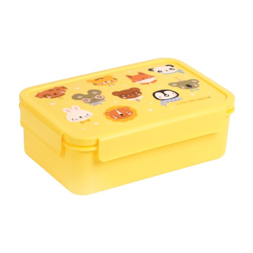 A little lovely company Παιδικό Δοχείο Φαγητού Bento με Χωρίσματα 1.2L Animal Friends