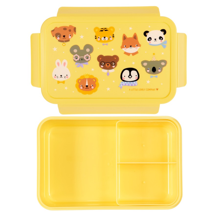A little lovely company Παιδικό Δοχείο Φαγητού Bento με Χωρίσματα 1.2L Animal Friends