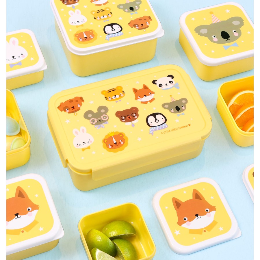 A little lovely company Παιδικό Δοχείο Φαγητού Bento με Χωρίσματα 1.2L Animal Friends