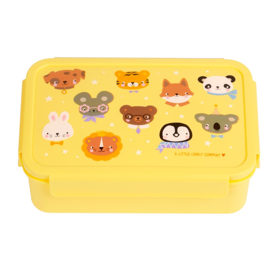 A little lovely company Παιδικό Δοχείο Φαγητού Bento με Χωρίσματα 1.2L Animal Friends